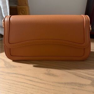 Vegan Leather Women's Shoulder Handbag with 2 Removable Straps